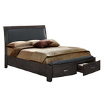Cinema 3-Piece King Storage Bed - Charcoal