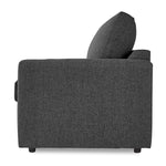 Harper Full Sofa Bed with Memory Foam Mattress - Charcoal