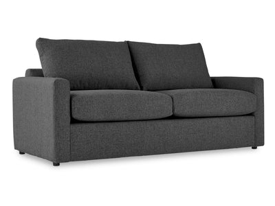 Harper Queen Sofa Bed with Innerspring Mattress - Charcoal
