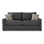 Harper Queen Sofa Bed with Memory Foam Mattress - Charcoal