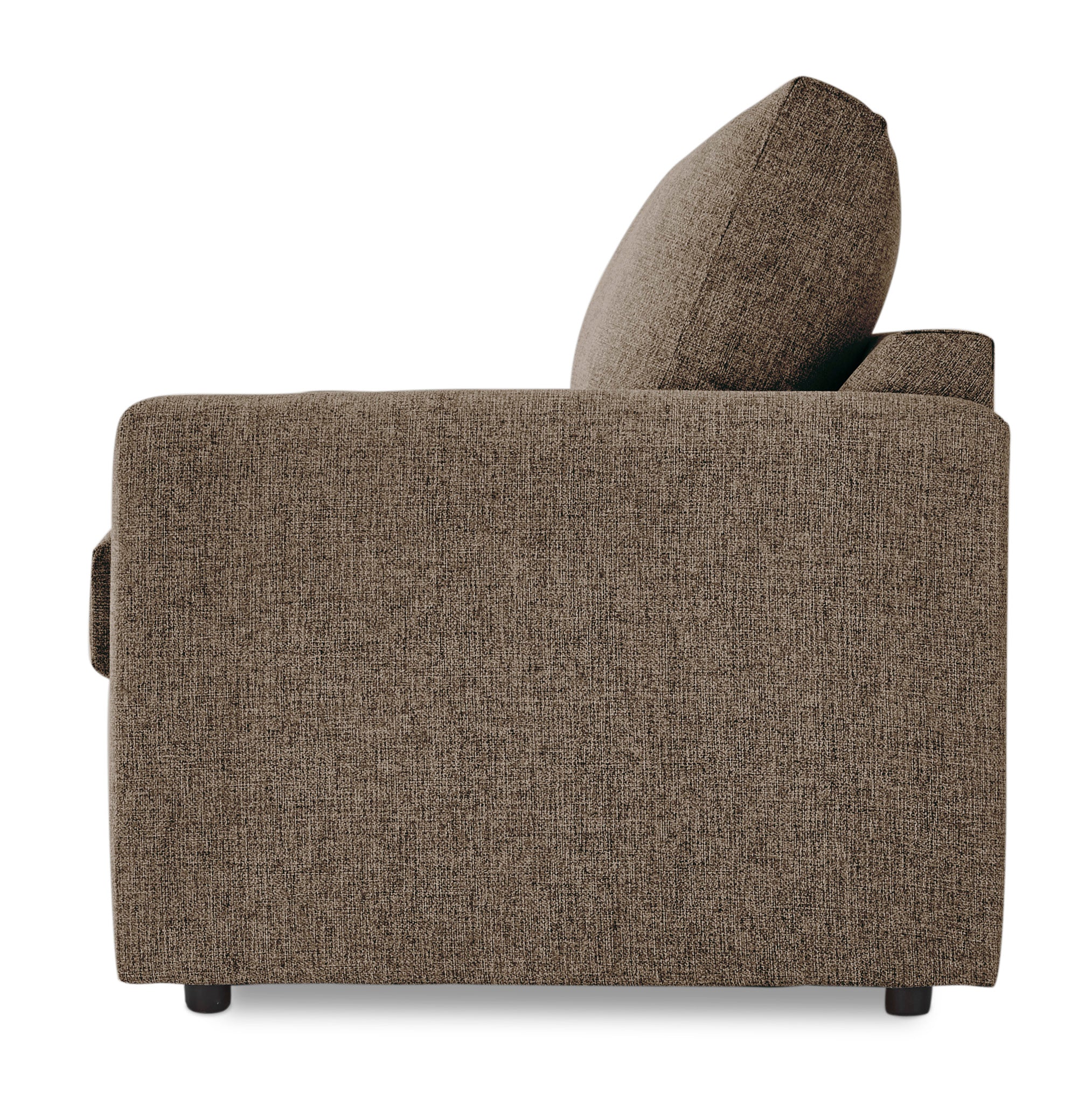 Harper Queen Sofa Bed with Memory Foam Mattress - Brown