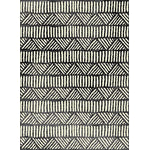 Fiona 4'7'' X 6'7'' Tribal Rug - Grey White Area Rug
