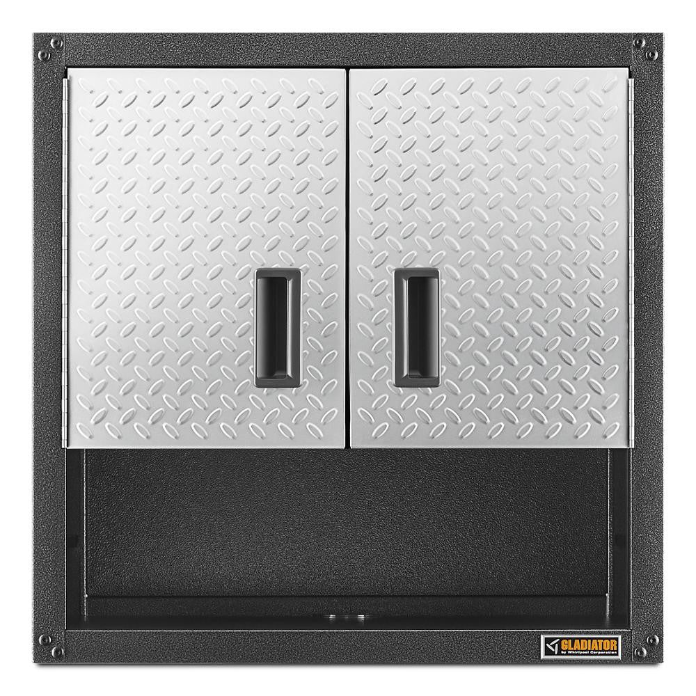 Ready-to-assemble 3/4 Door Wall Gearbox - Silver Tread Storage Solution