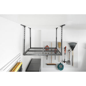 Overhead Gearloft™ Storage Rack 4x4 Ft - Hammered Granite Storage Solution