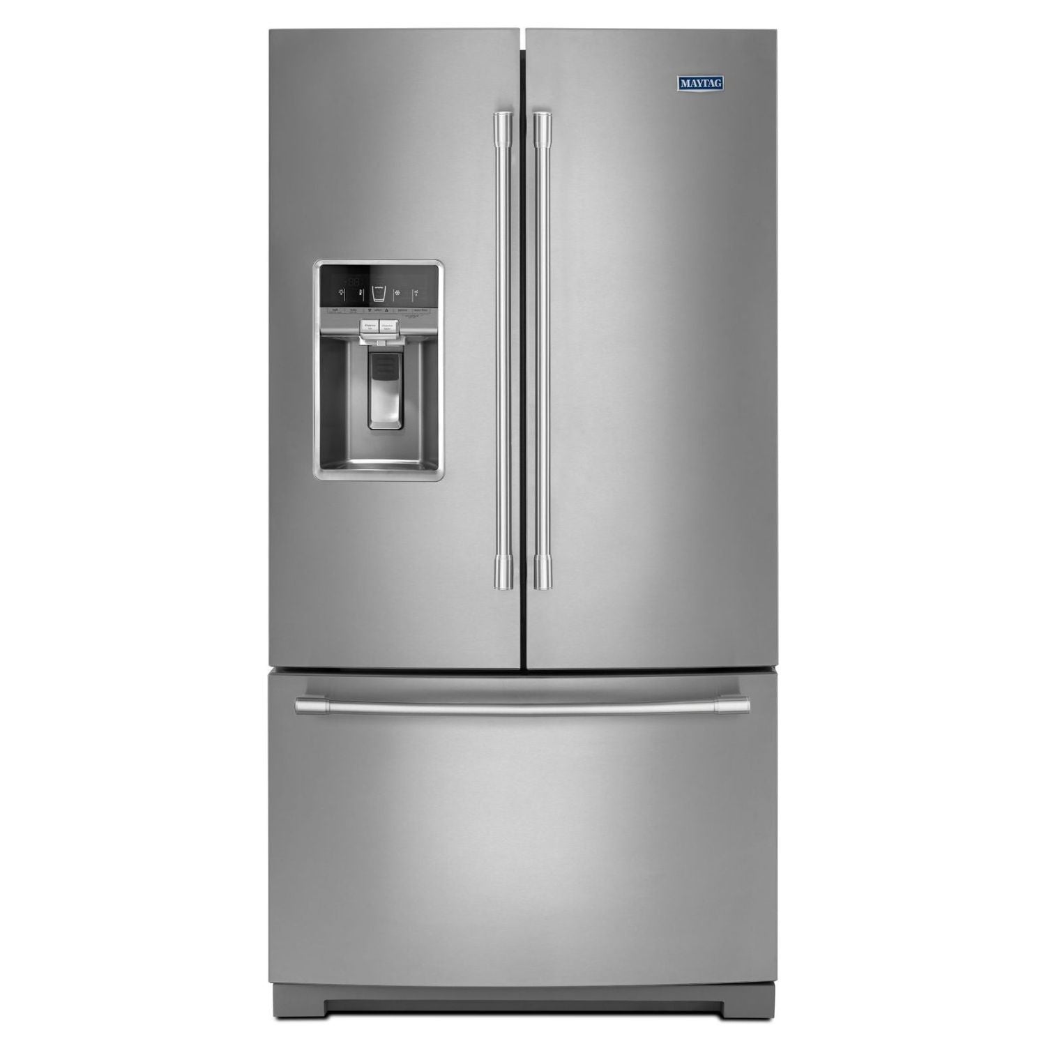 Maytag 35.75" 27 Cu. Ft. Fingerprint Resistant Stainless Steel French Door Refrigerator - MFT2772HEZ