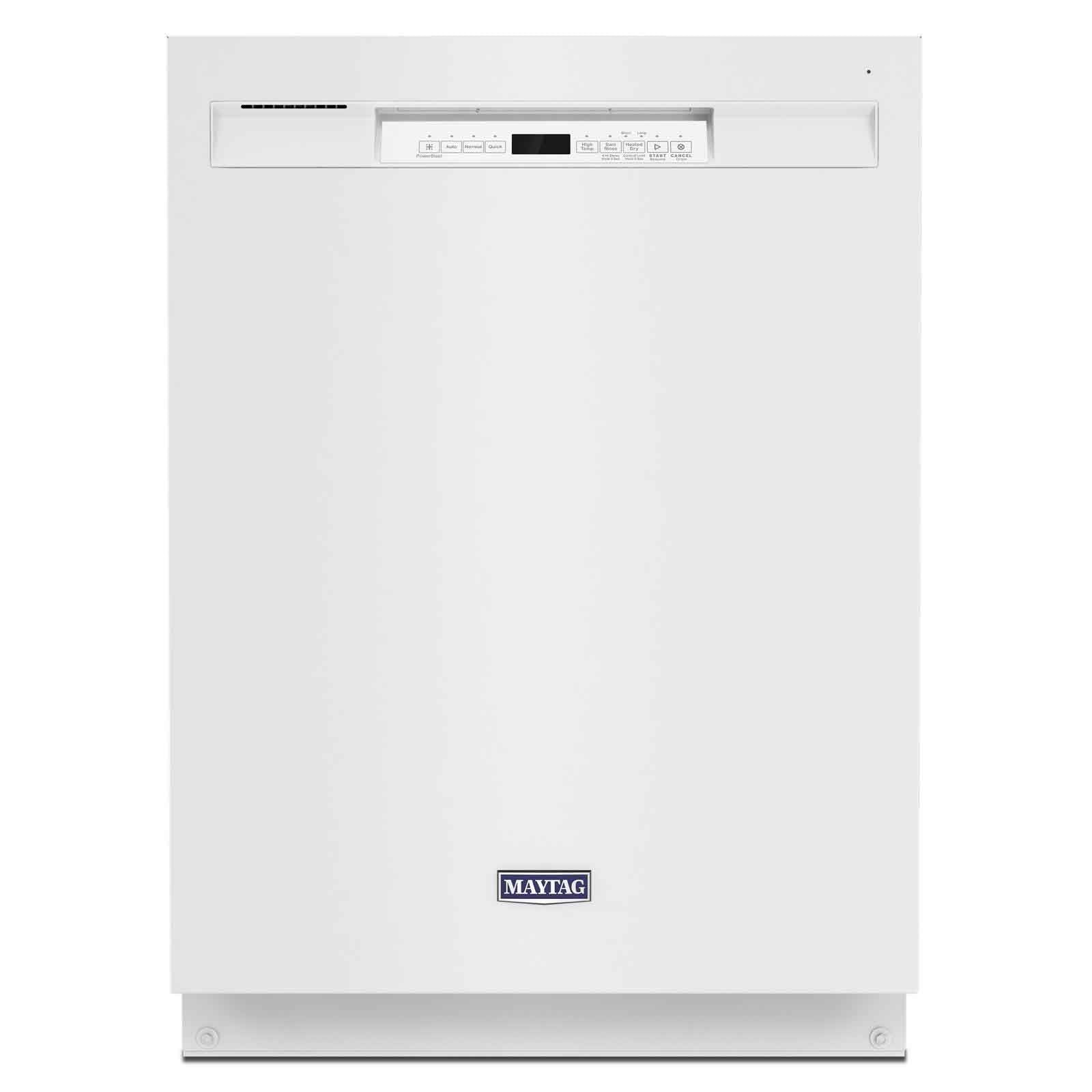 Maytag 24" White dishwasher with Dual Power filtration (50 dBA) - MDB4949SKW