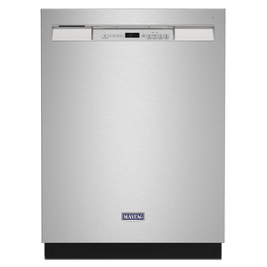 Maytag 24" Fingerprint Resistant Stainless Steel dishwasher with Dual Power filtration (50 dBA) - MDB4949SKZ