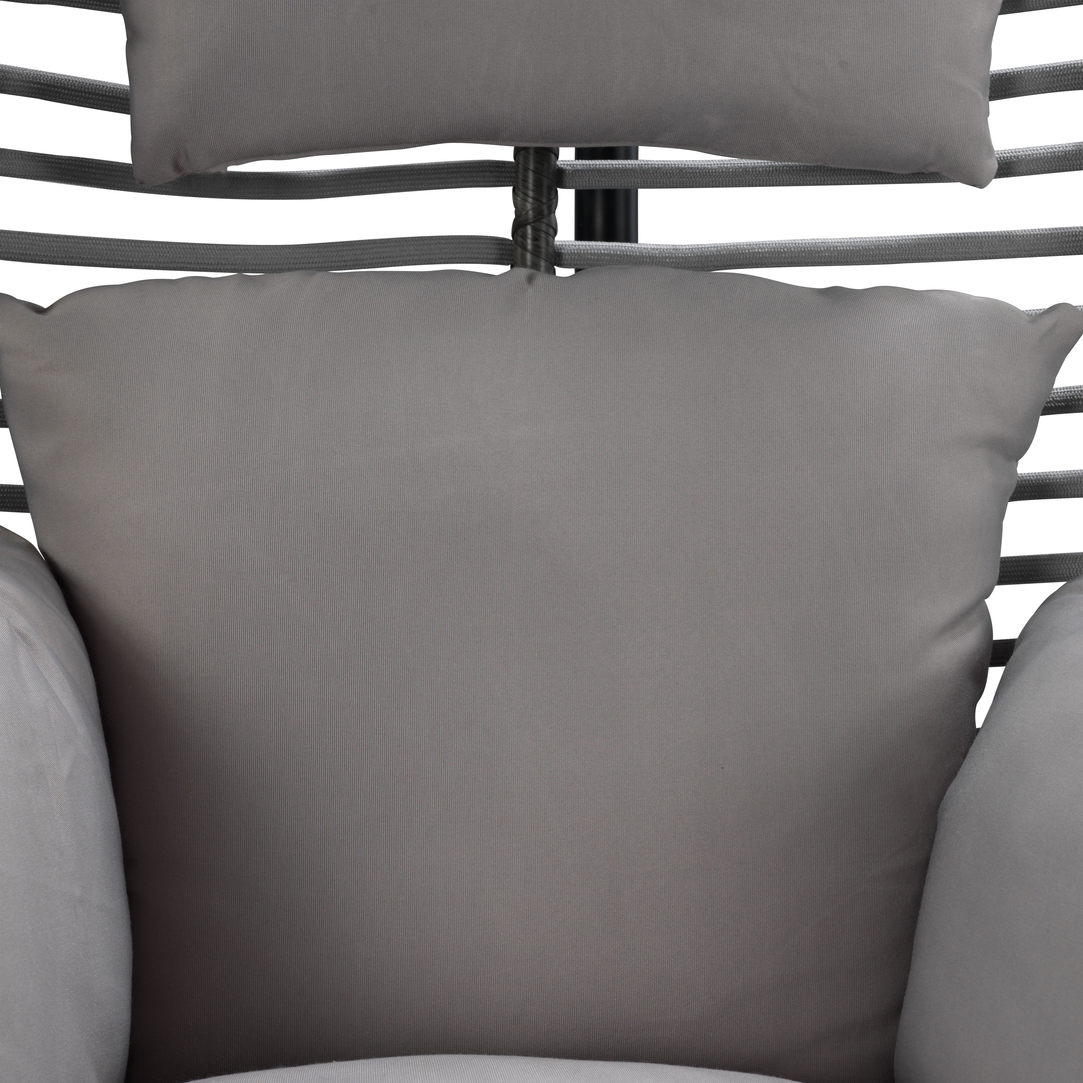 Yara Outdoor Hanging Egg Chair - Grey