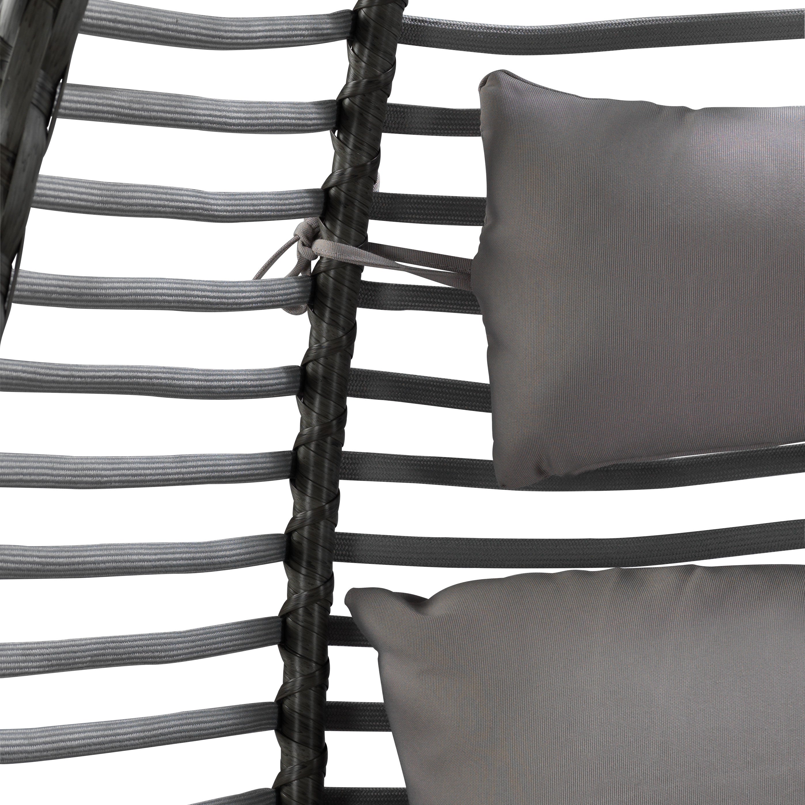 Yara Outdoor Hanging Egg Chair - Grey