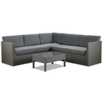 Channing 2-Piece Outdoor Sectional - Grey