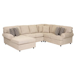 Jupiter 4-Piece Sectional with Left-Facing Chaise - Flax
