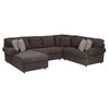 Jupiter 4-Piece Sectional with Left-Facing Chaise - Carbon
