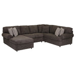 Jupiter 4-Piece Sectional with Left-Facing Chaise - Carbon