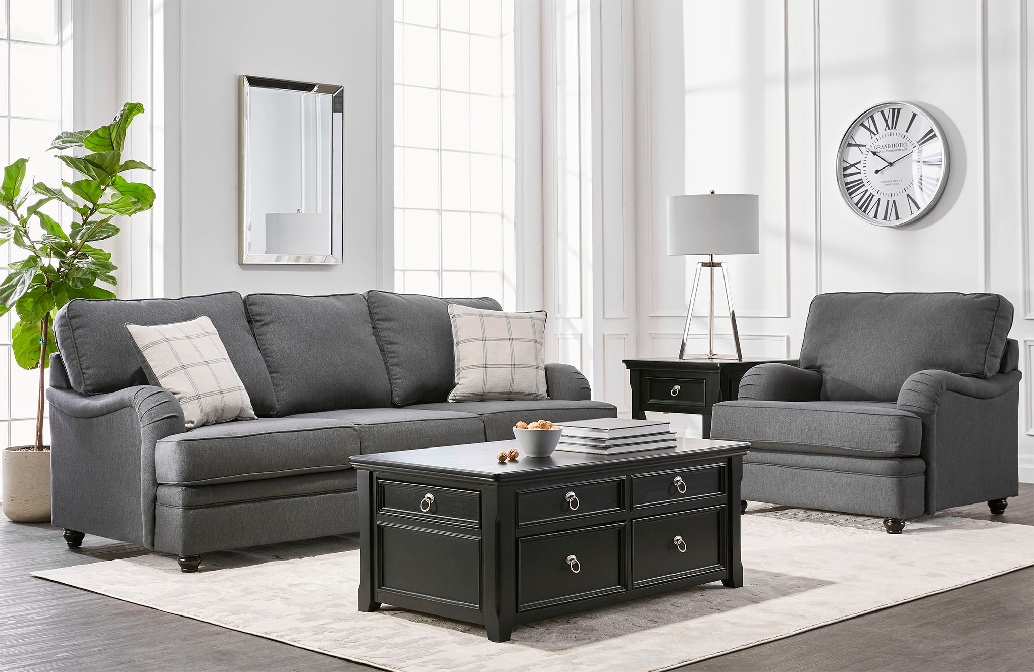Murphy Sofa - Charcoal