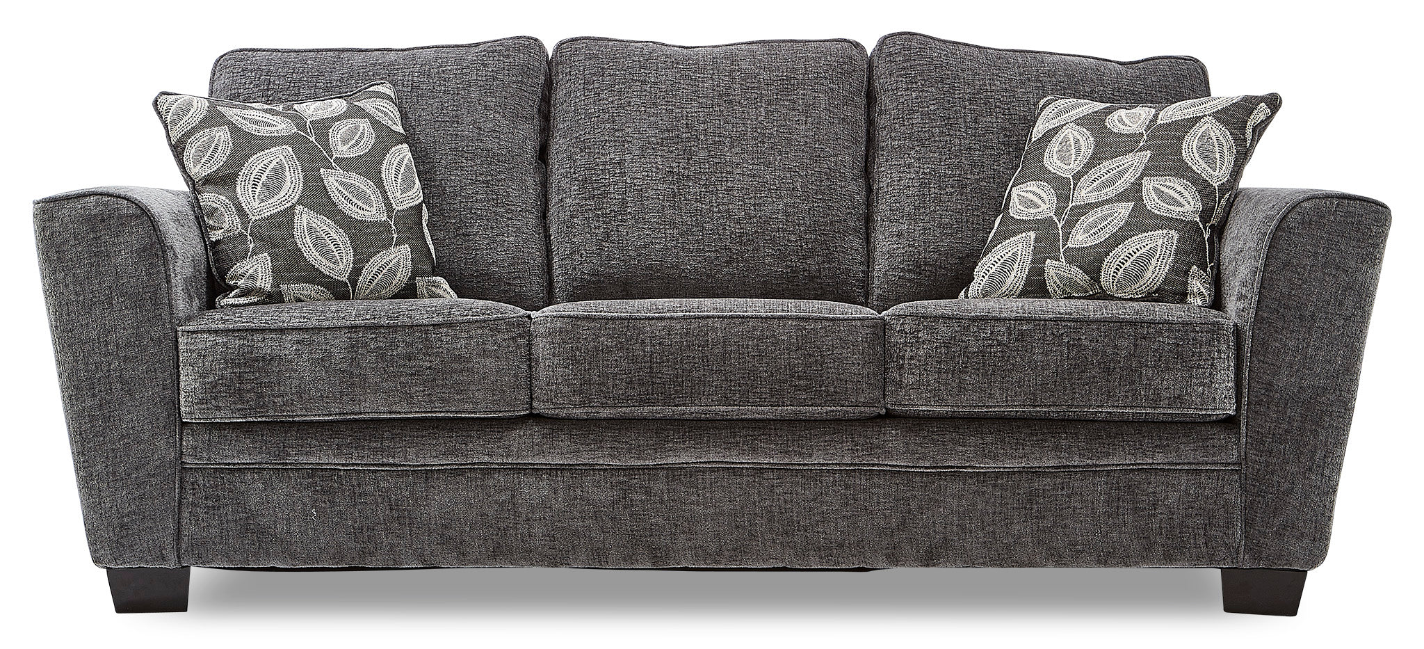 Daisy Sofa, Loveseat and Chair Set - Charcoal