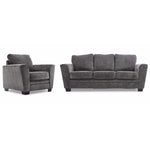 Daisy Sofa and Chair Set - Charcoal