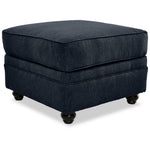 Murphy Ottoman - Indigo