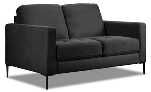Leanne Loveseat - Charcoal