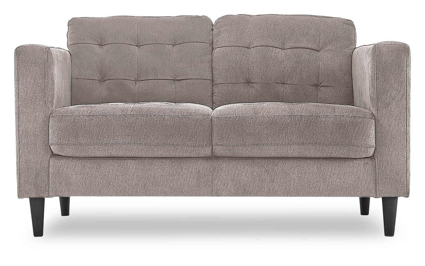 Anthena Sofa and Loveseat Set - Light Grey
