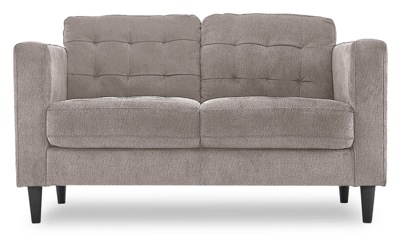 Anthena Sofa and Loveseat Set Light Grey Leon's