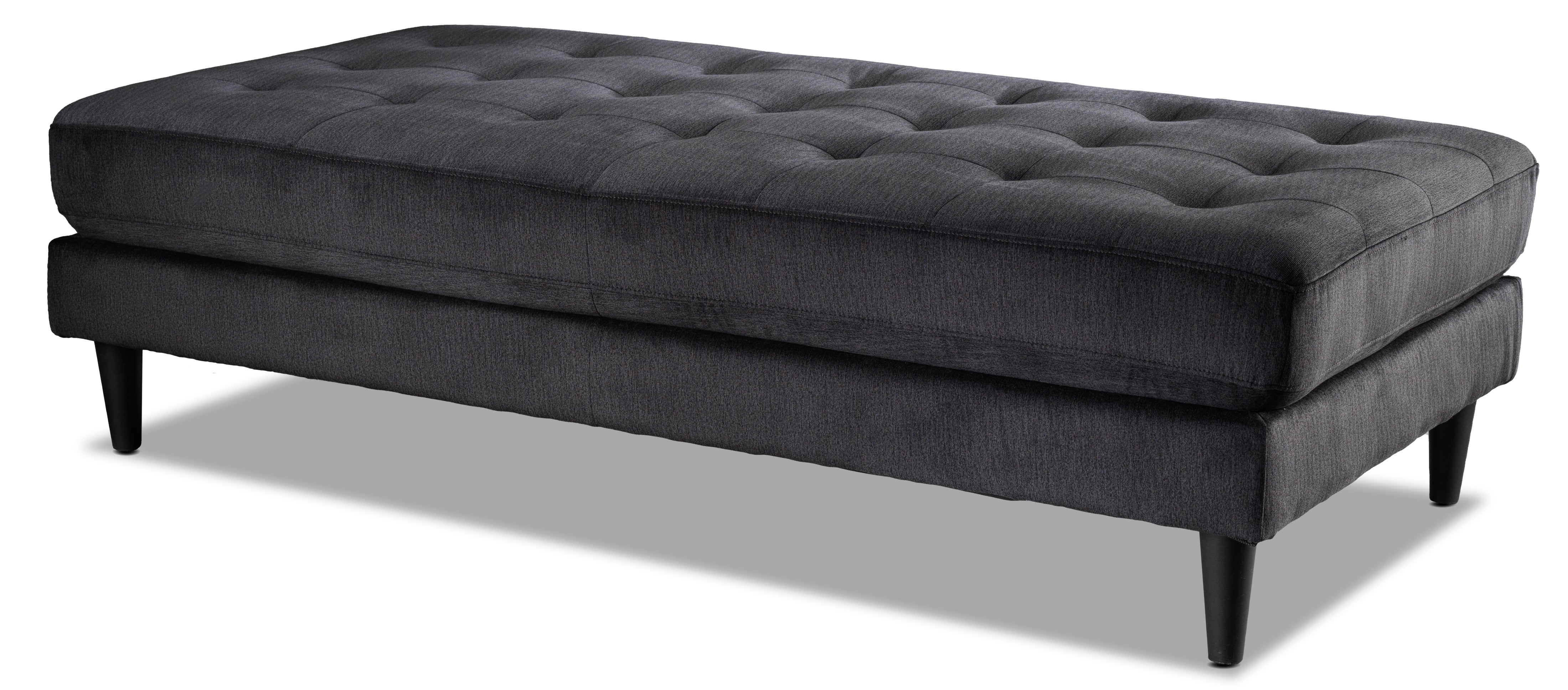 Paragon Ottoman - Charcoal