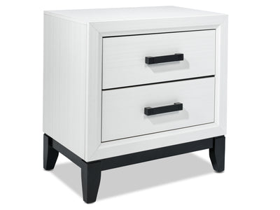 Fog Night Table - White, Black