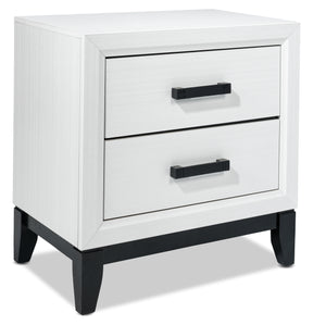 Fog Night Table - White, Black