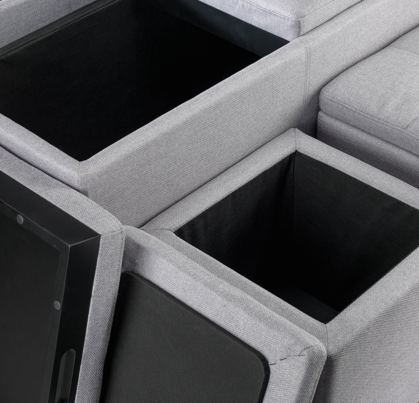 Malmo Ottoman - Light Grey