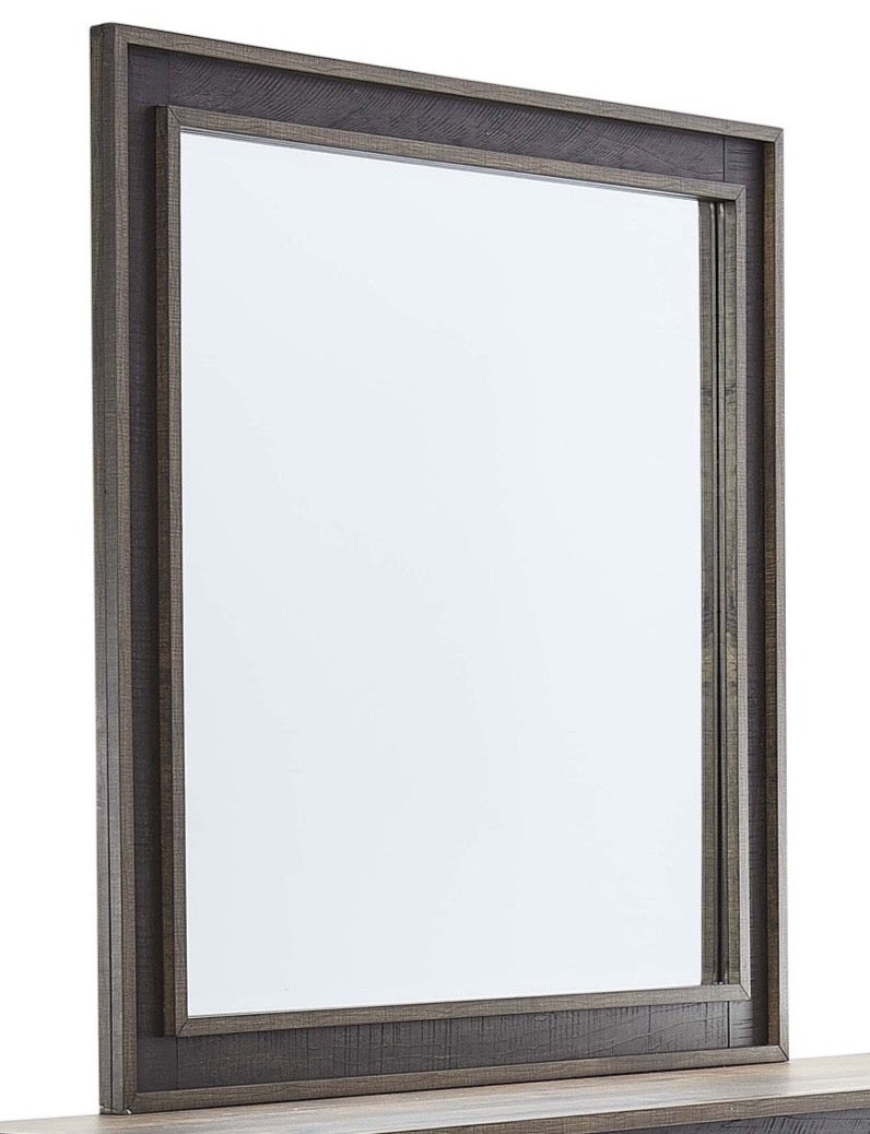 Orlando Mirror - Weathered Brown