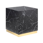 Helios End Table - Black and Gold