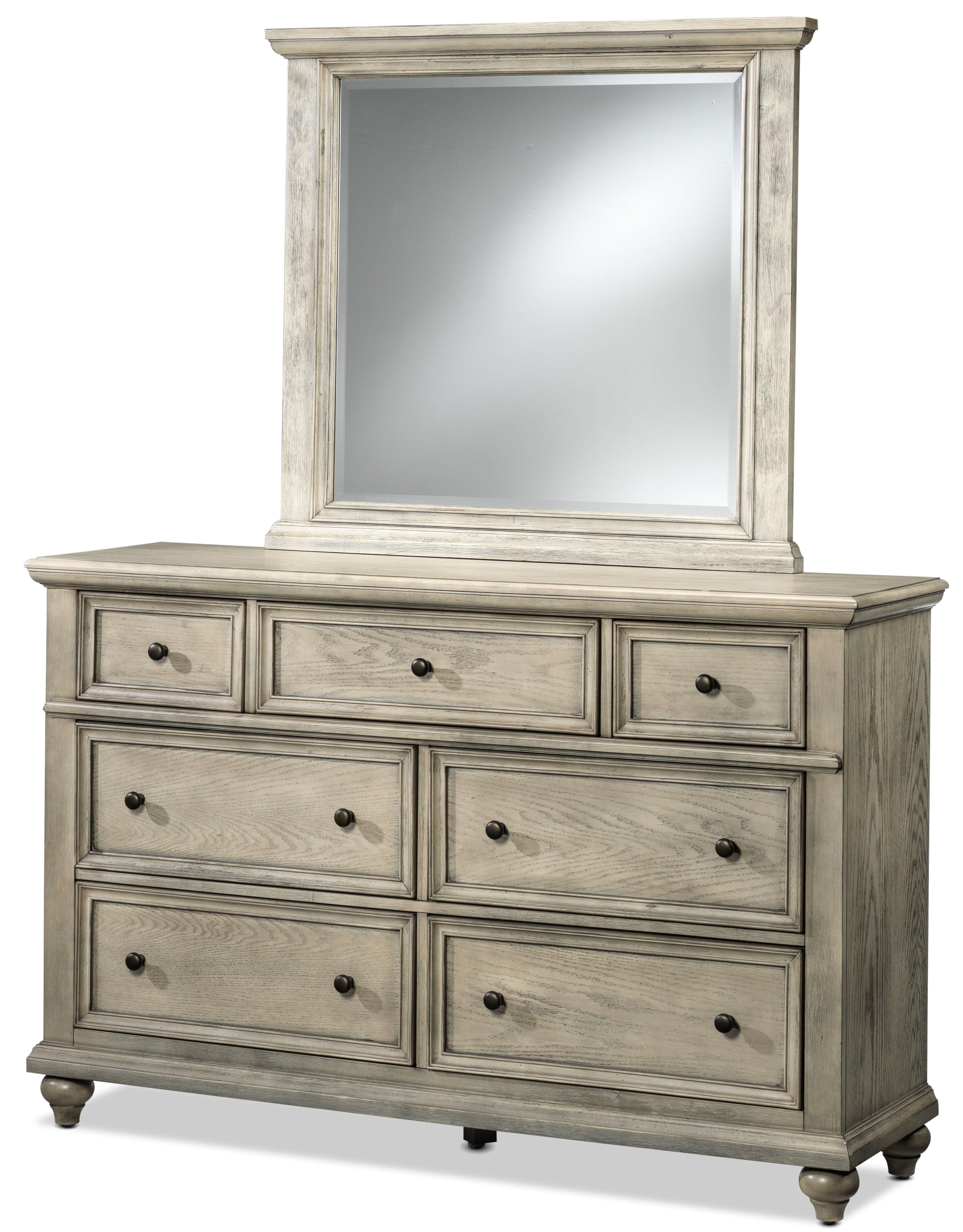 Emma 6-Piece Queen Bedroom Package - Oak