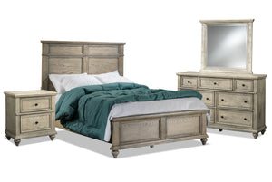 Emma 6-Piece Queen Bedroom Package - Oak