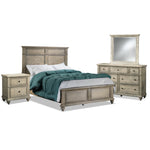 Emma 6-Piece Full Bedroom Package - Oak