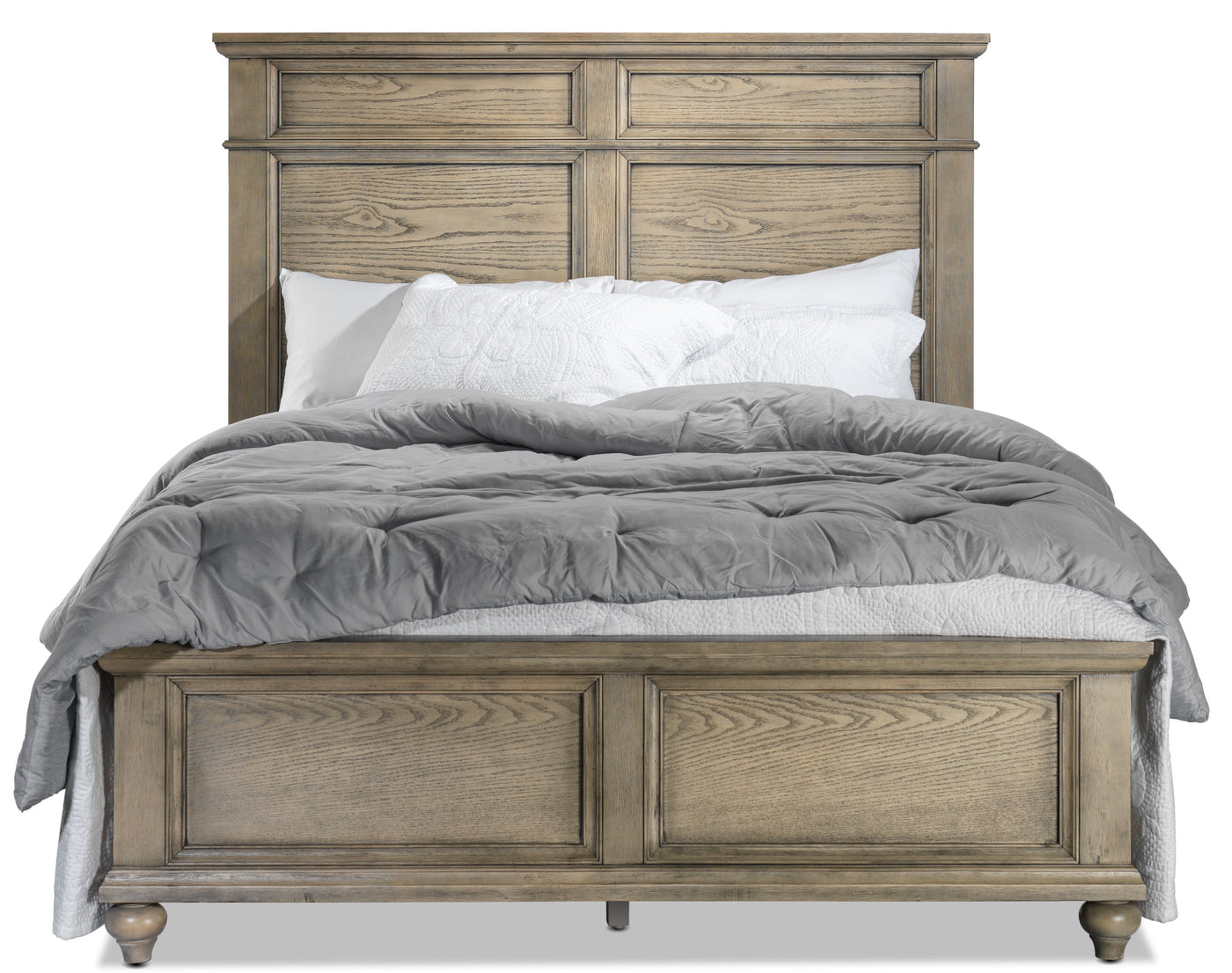 Emma 3-Piece Queen Bed - Oak