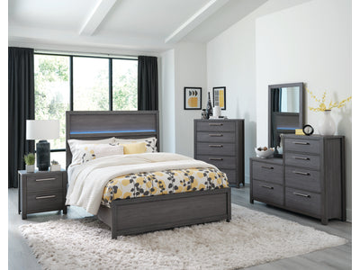 Westpoint 6-Piece Full Bedroom Package - Weathered Grey