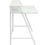 2-tier Contemporary Desk - White