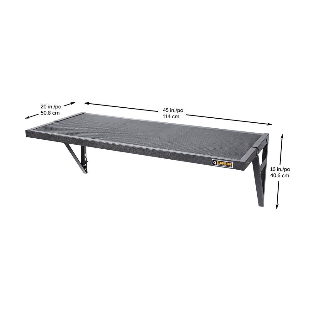 45 Gearloft™ Shelf - Hammered Granite Wall Accessory