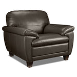 Leonardo Leather Chair - Taupe