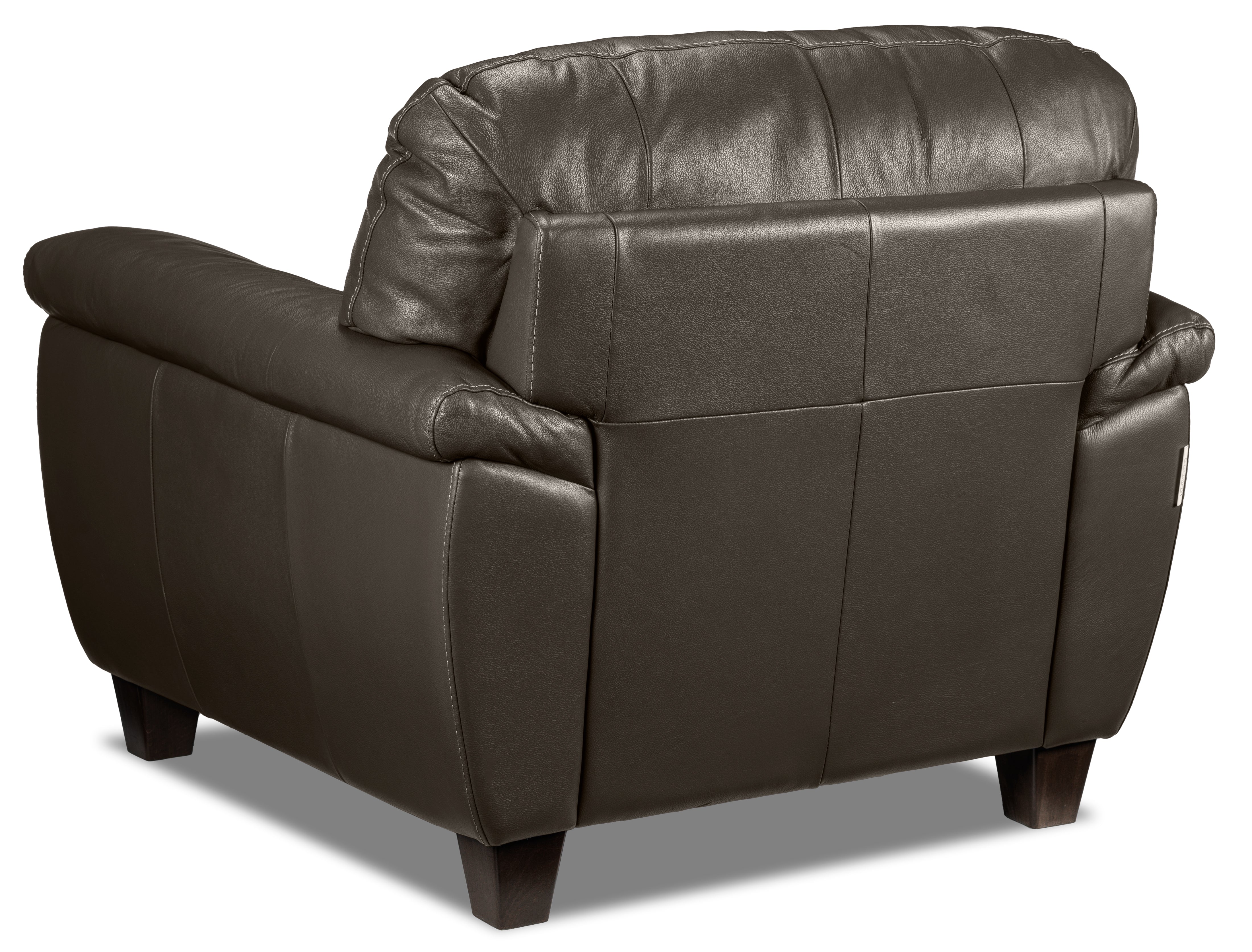 Leonardo Leather Chair - Taupe