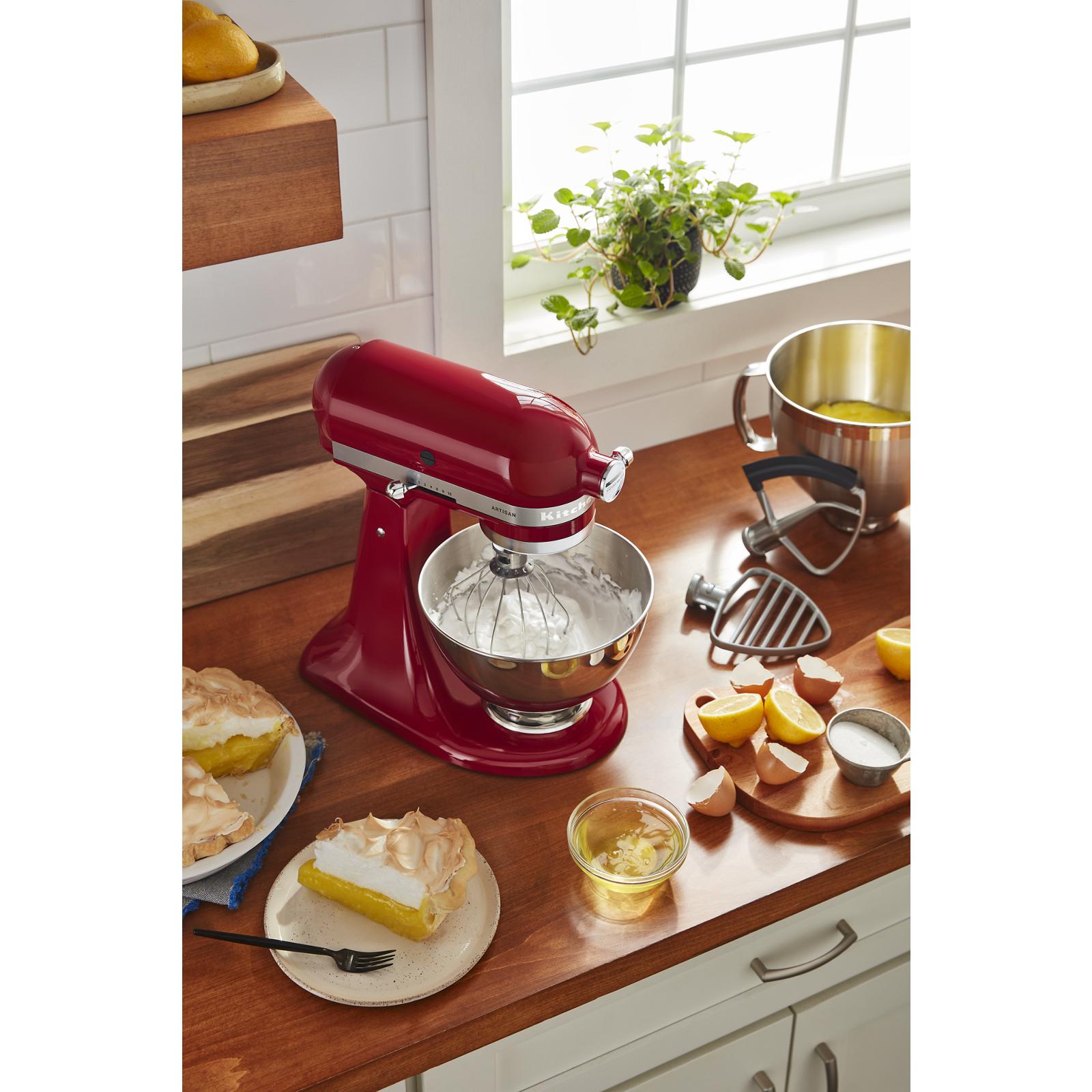 KitchenAid Empire Red Artisan® Series Tilt-Head Stand Mixer with Premium Accessory Pack - KSM195PSER