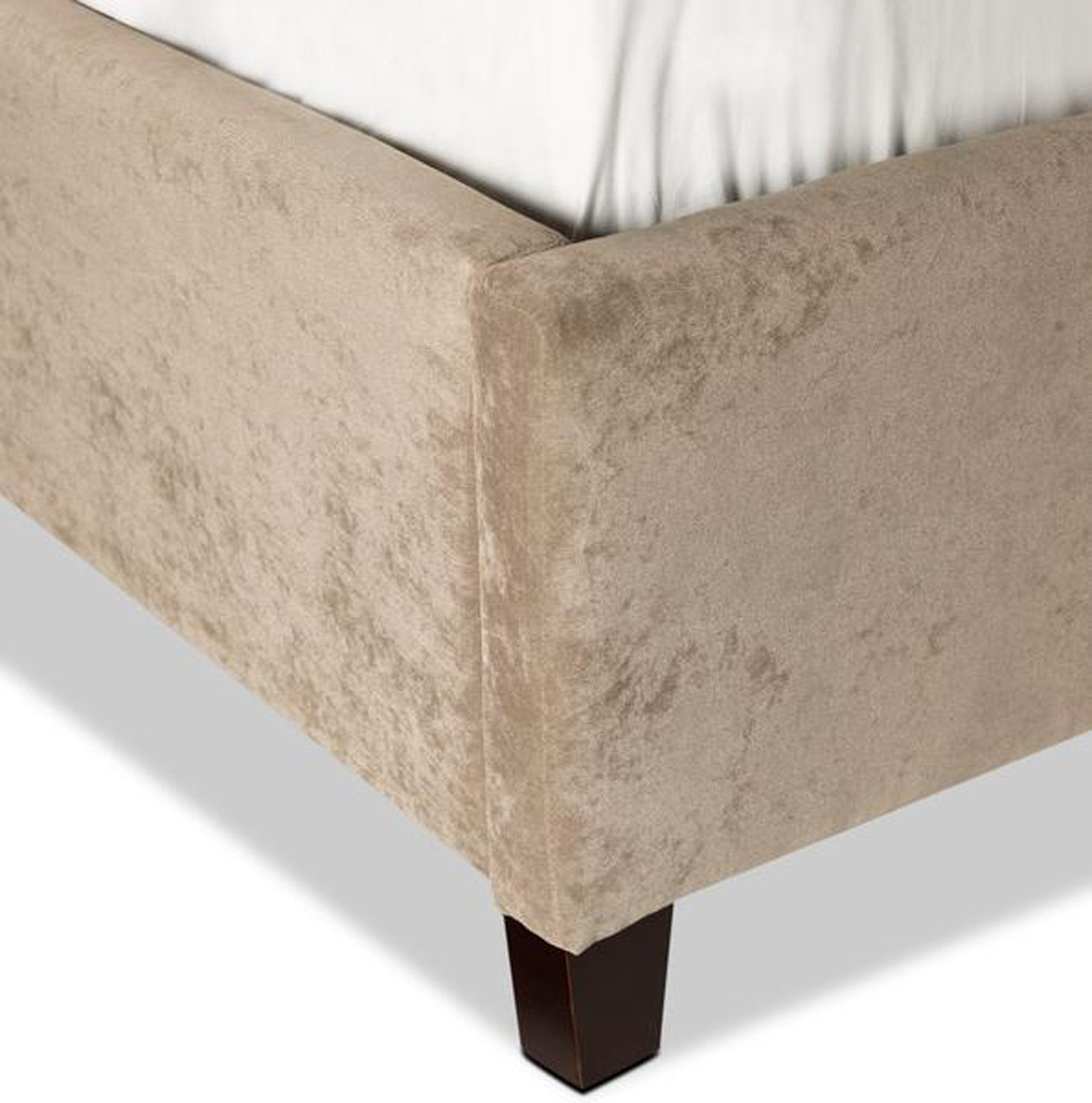 Cloud 3-Piece Twin Upholstered Bed - Tan