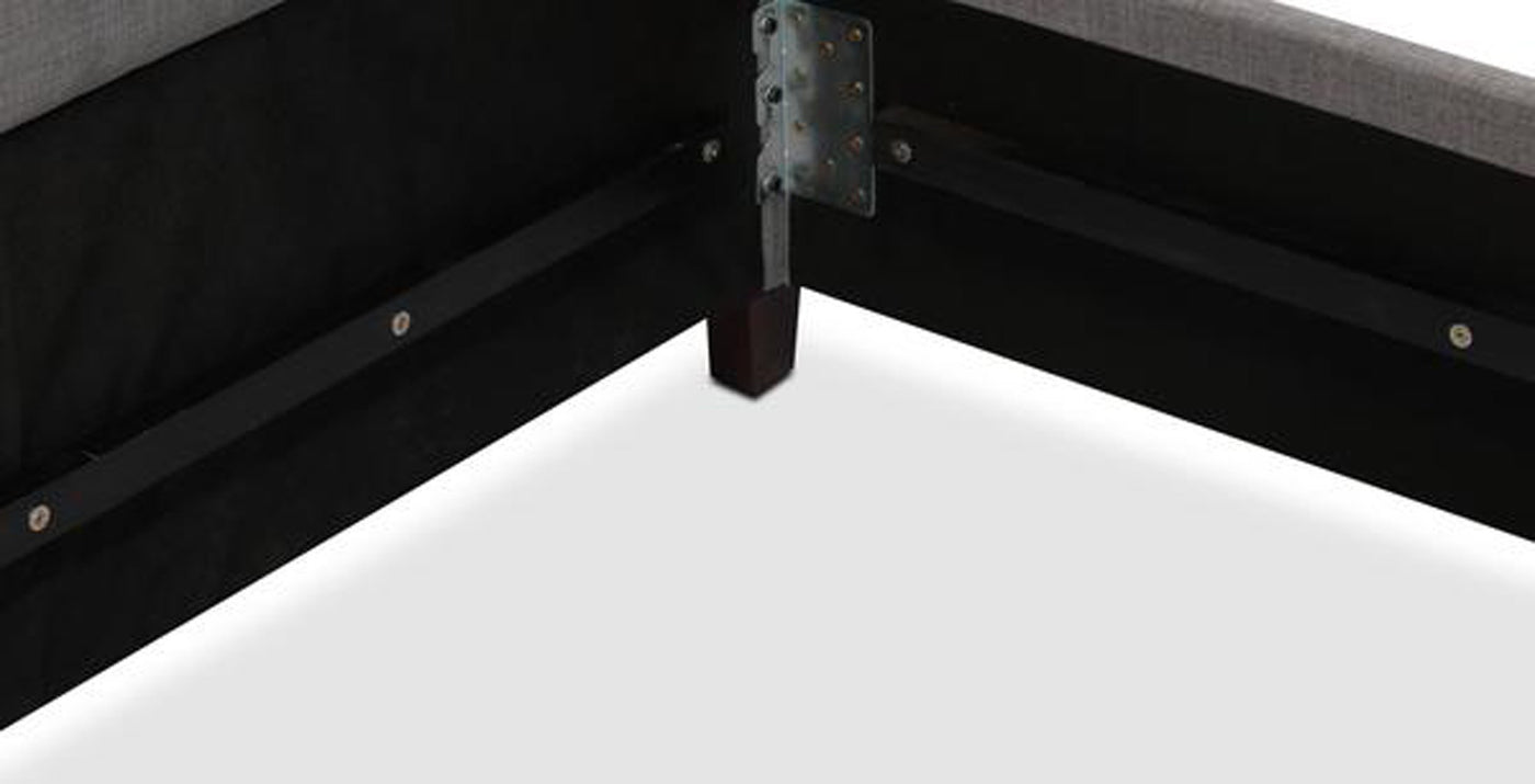 Alexis 3-Piece Twin Upholstered Bed - Beige