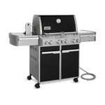 Weber Summit E-470 4-Burner 88,800 BTU Natural Gas BBQ in Black - 7271001