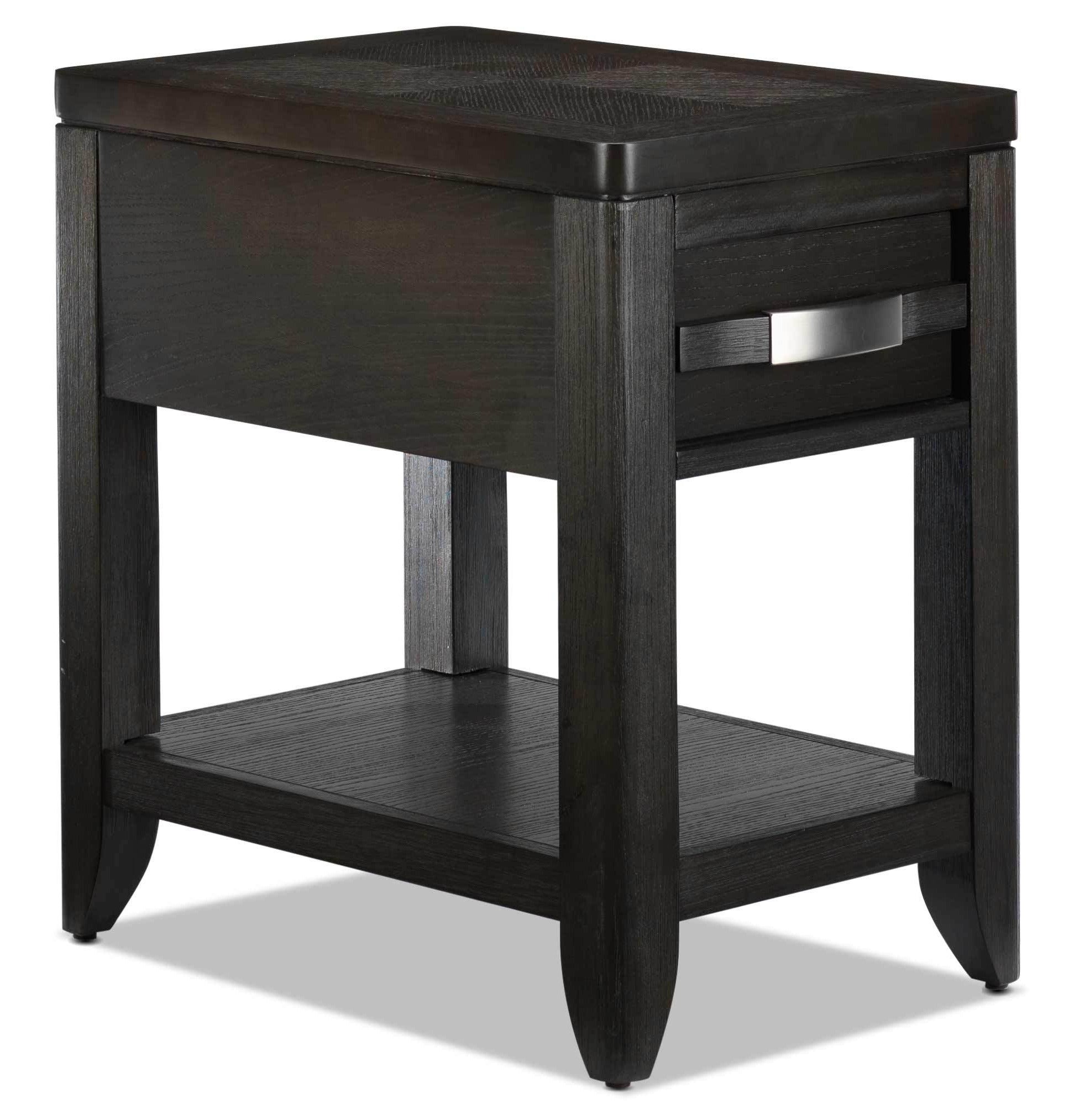Manila 24" Chairside Table - Brown