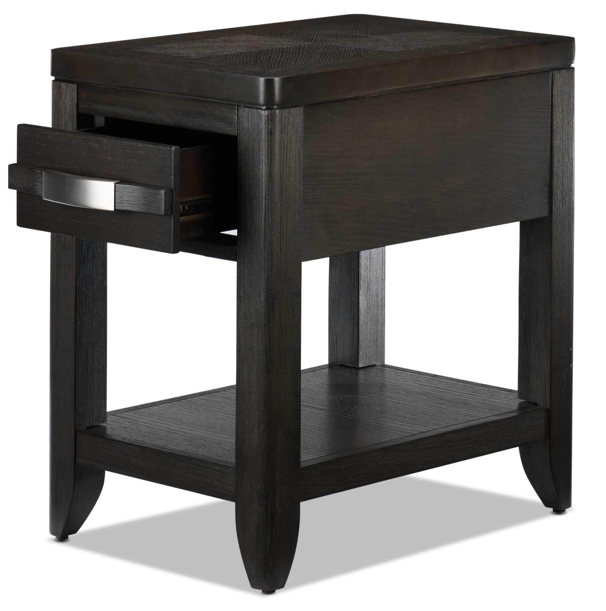 Manila 24" Chairside Table - Brown