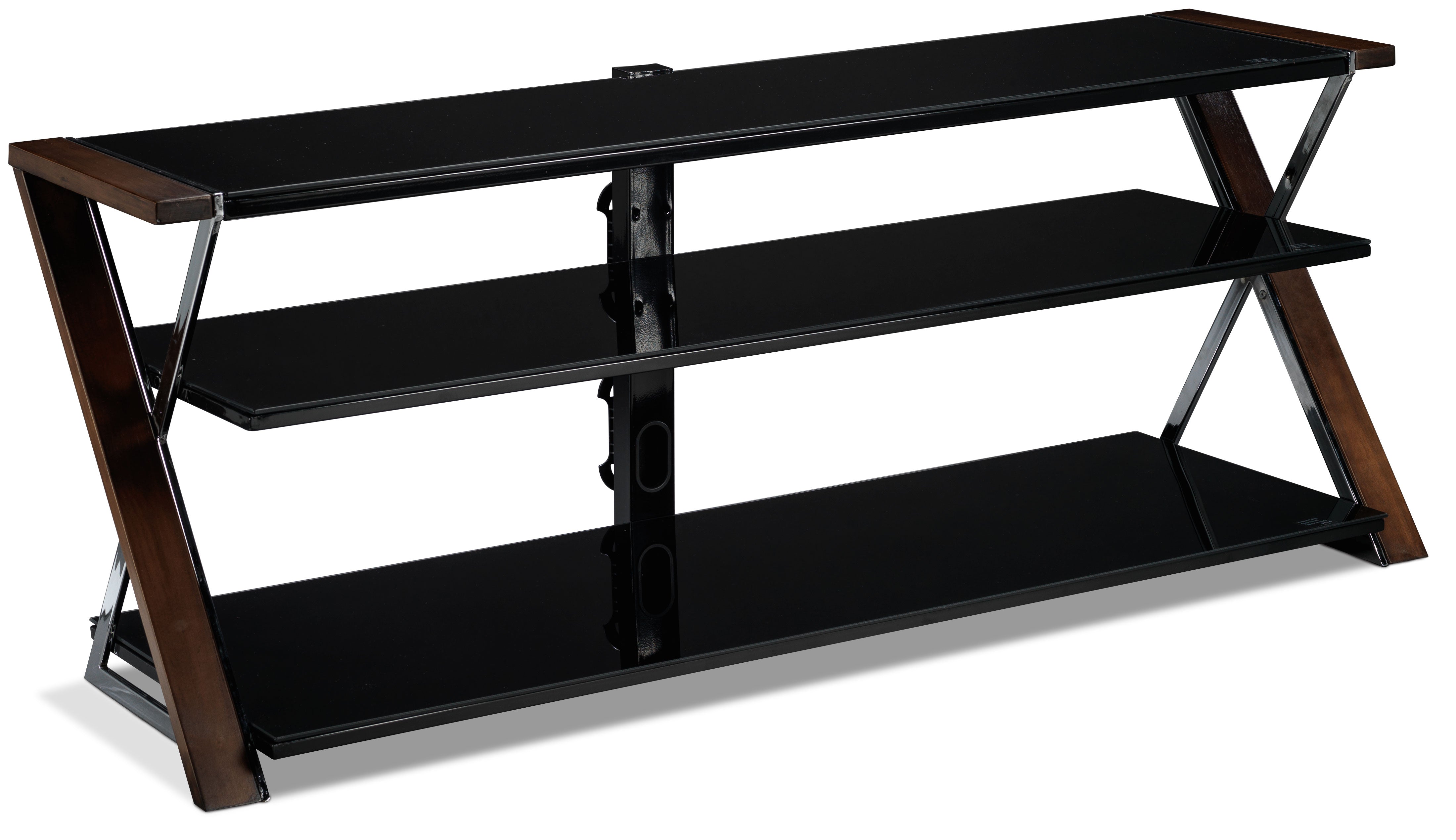 Merlot 60" TV Stand - Espresso, Black