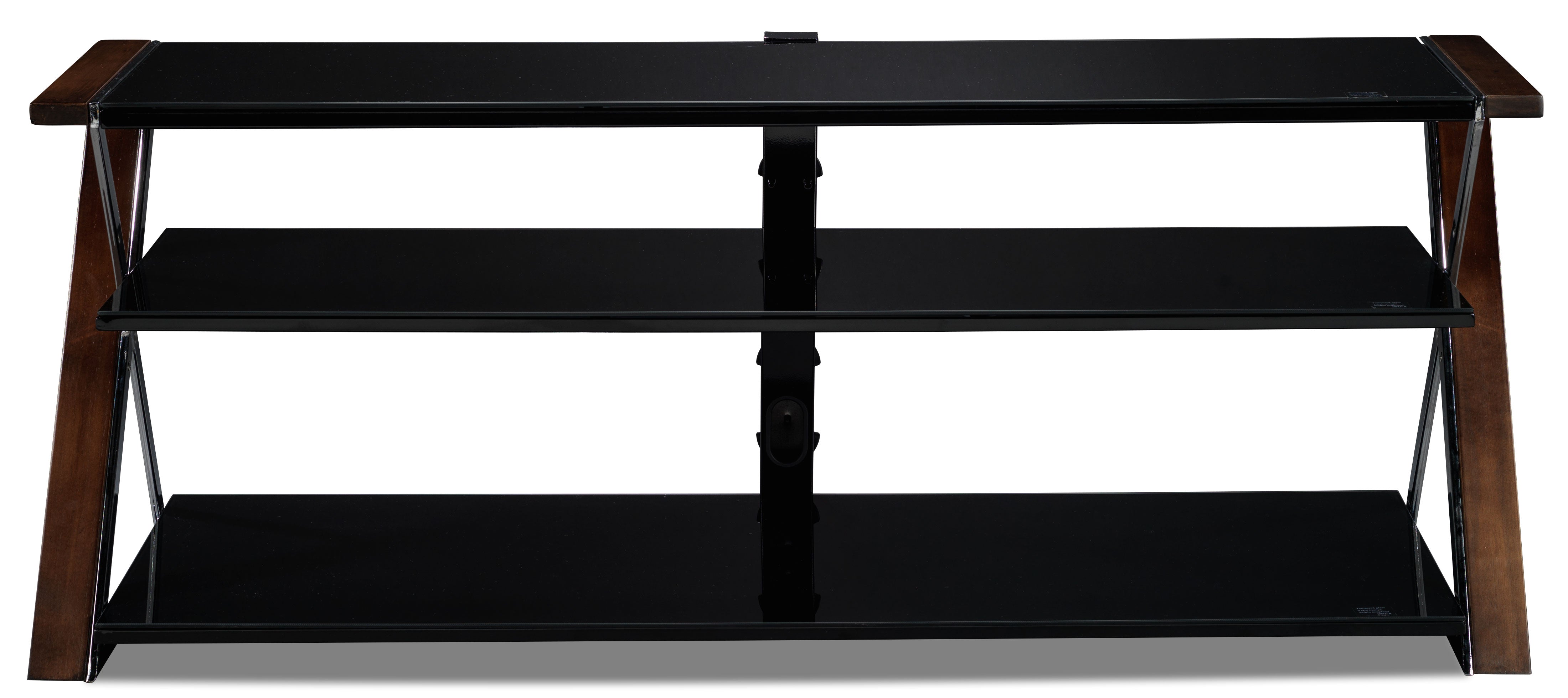 Merlot 60" TV Stand - Espresso, Black