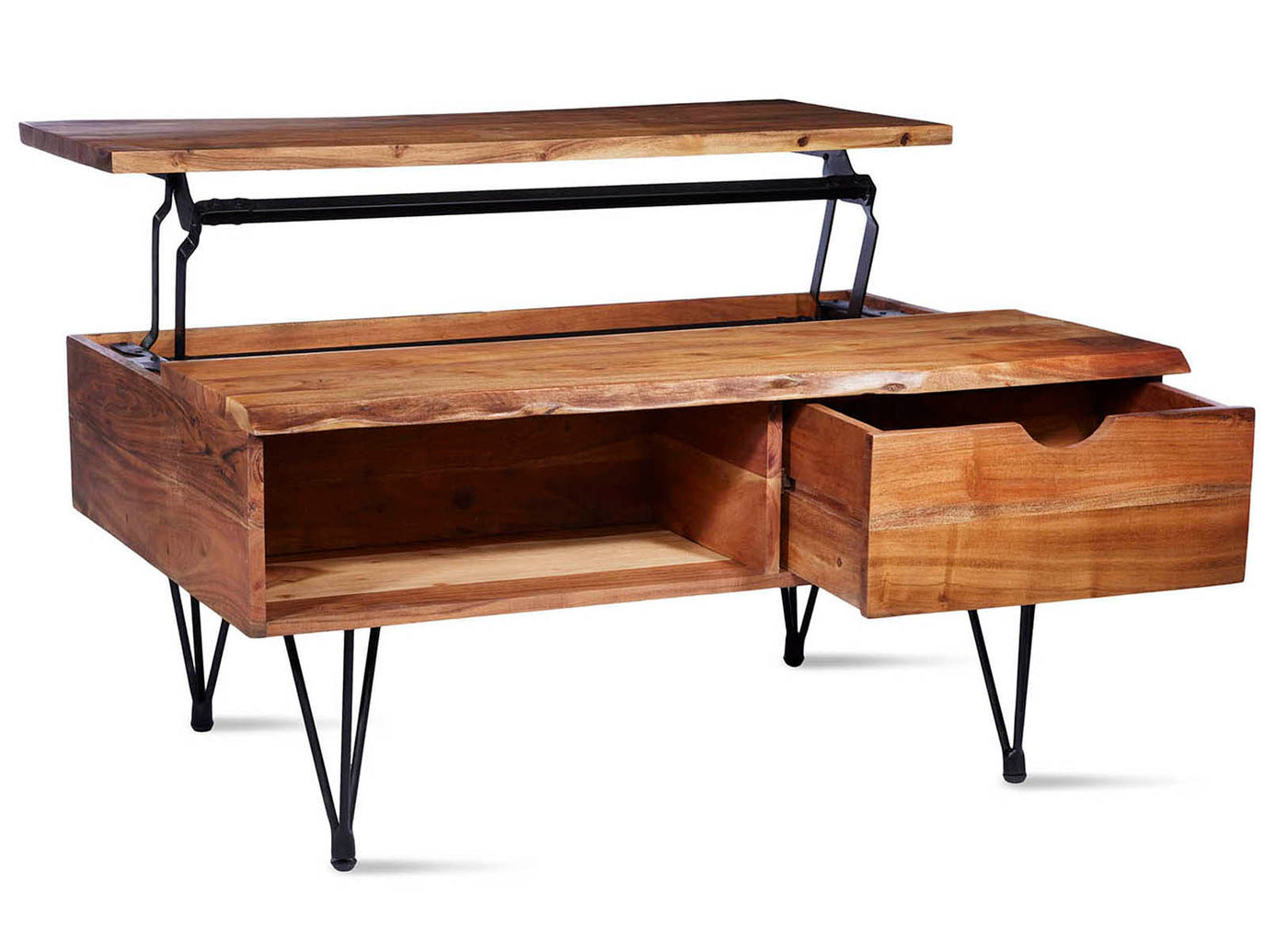 Milo 40" Lift Top Coffee Table - Natural