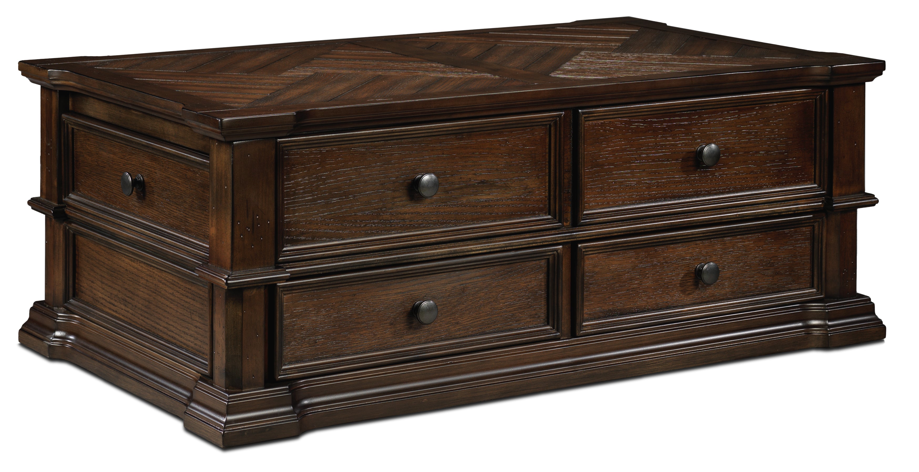Roman 48" Lift-Top Coffee Table - Walnut