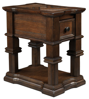 Roman 22" Chairside Table - Walnut